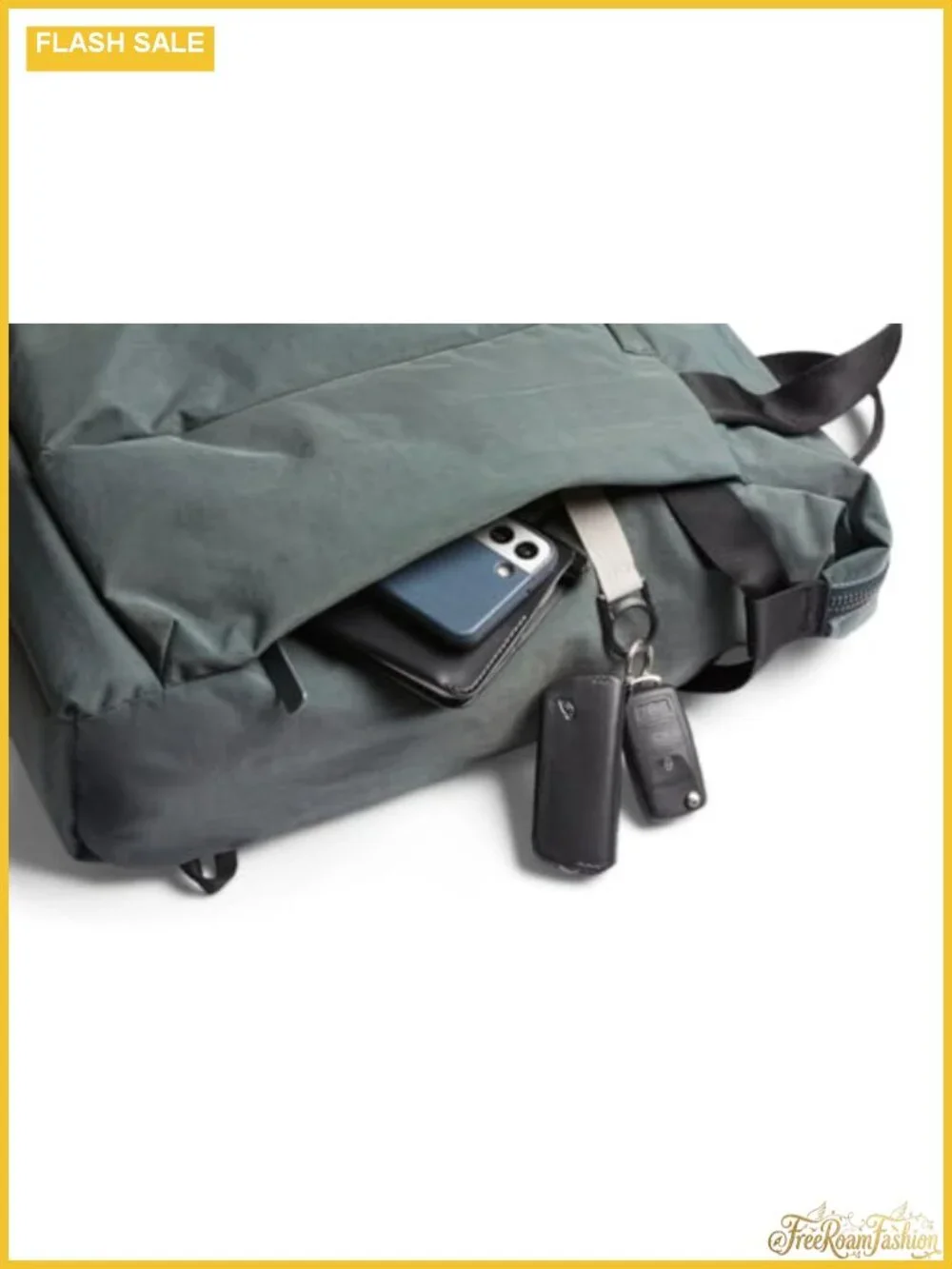 Convertible Backpack Tote Bag, Water-Resistant Nylon, 20L, Laptop Sleeve